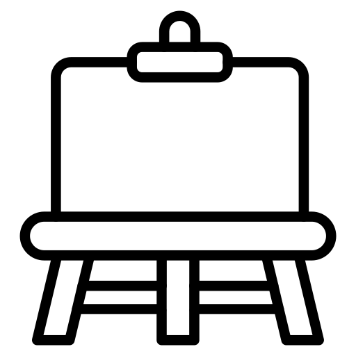 Chevalet peintre