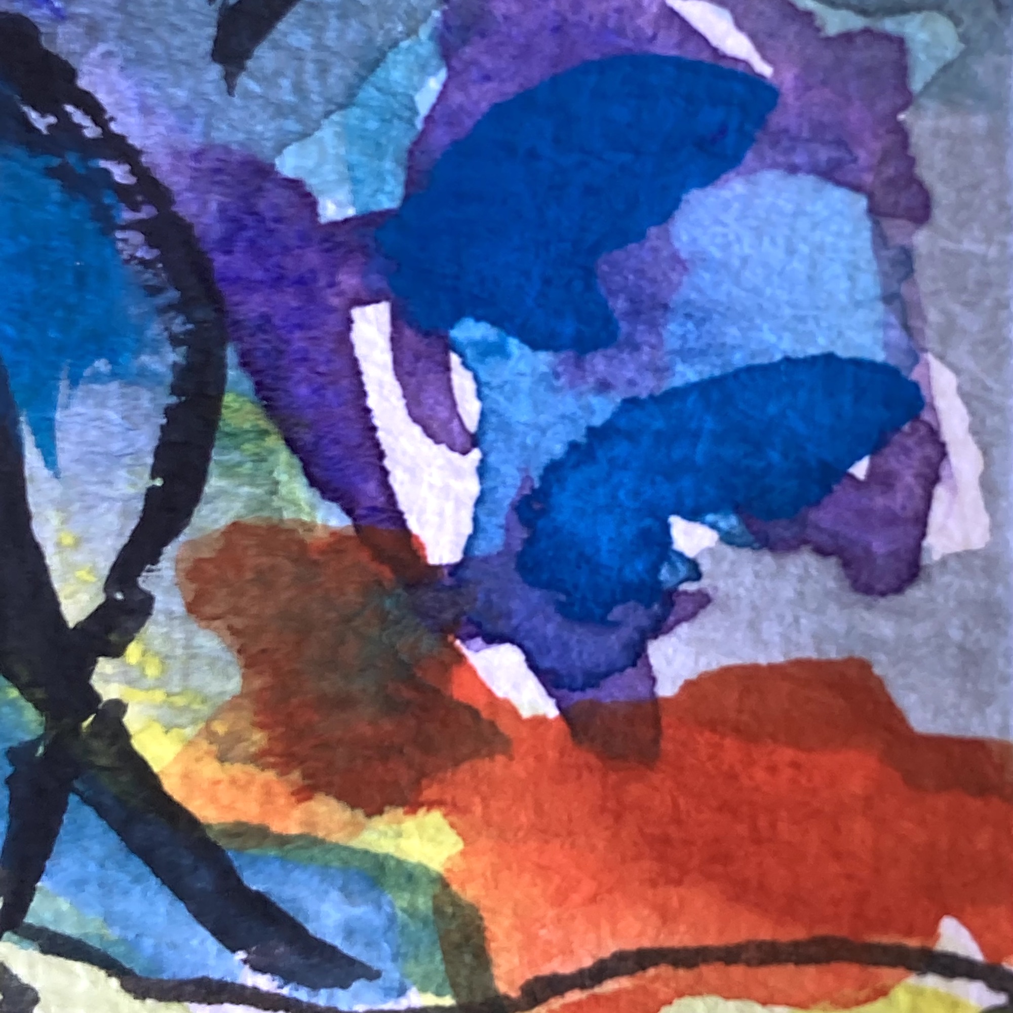 aquarelle fleurs
